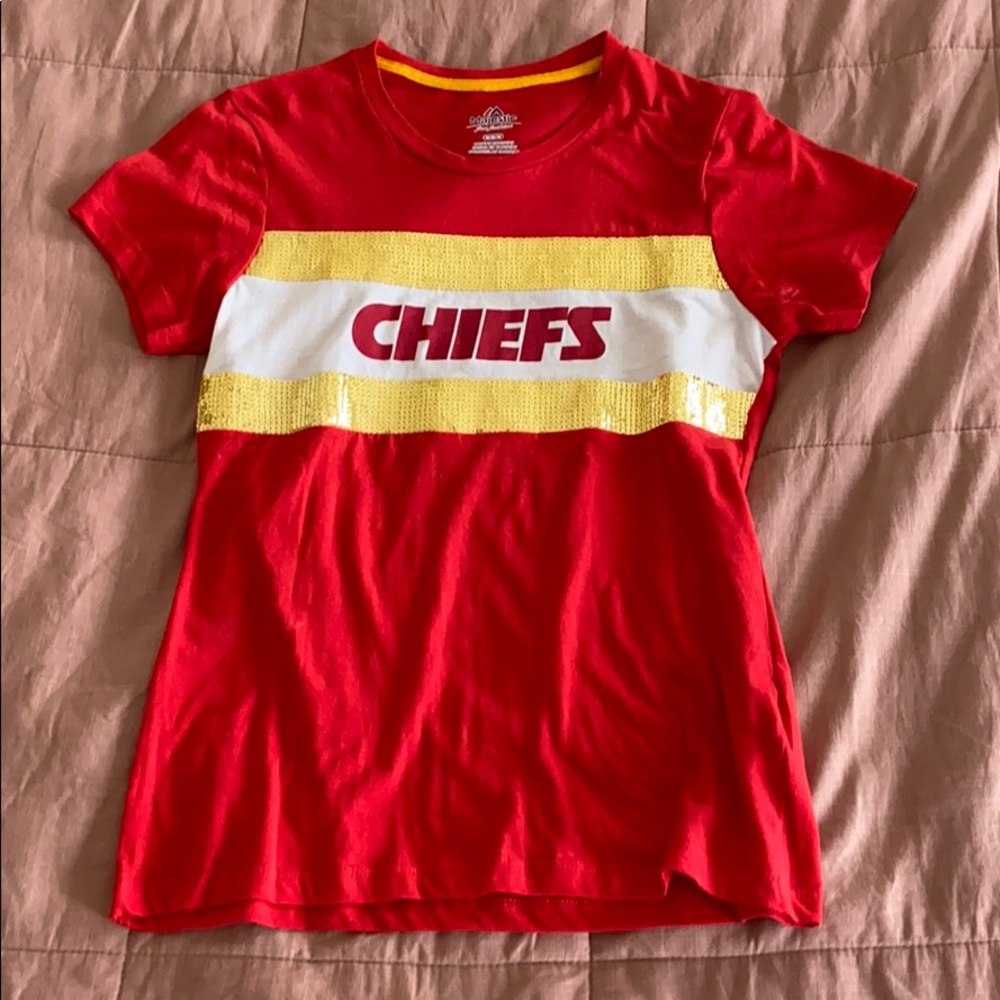 Kansas City chiefs v neck tee